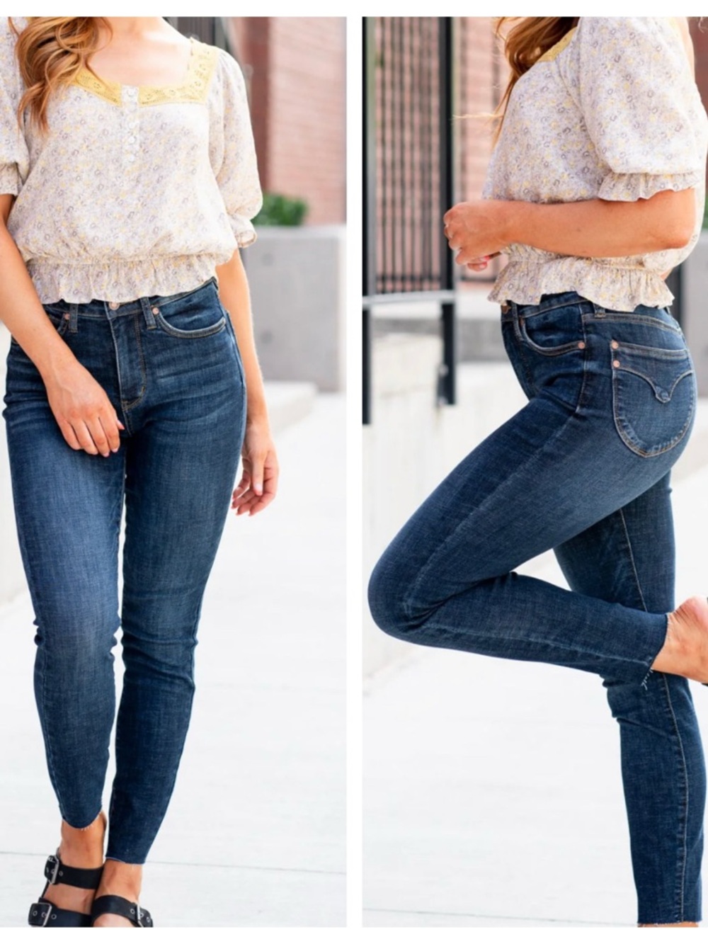 JUDY BLUE Skinny Fit Style #JB88527 High Rise Denim Jeans Size: 3/26